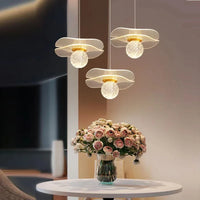 Suspension Lotus Cristal LED Personnalisée