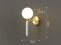 Applique murale LED en marbre pour chambre d'enfant - Lux Kids