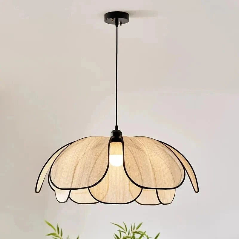 Lampe suspendue moderne en tissu pour une décoration artistique tendance