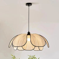 Lampe suspendue moderne en tissu pour une décoration artistique tendance