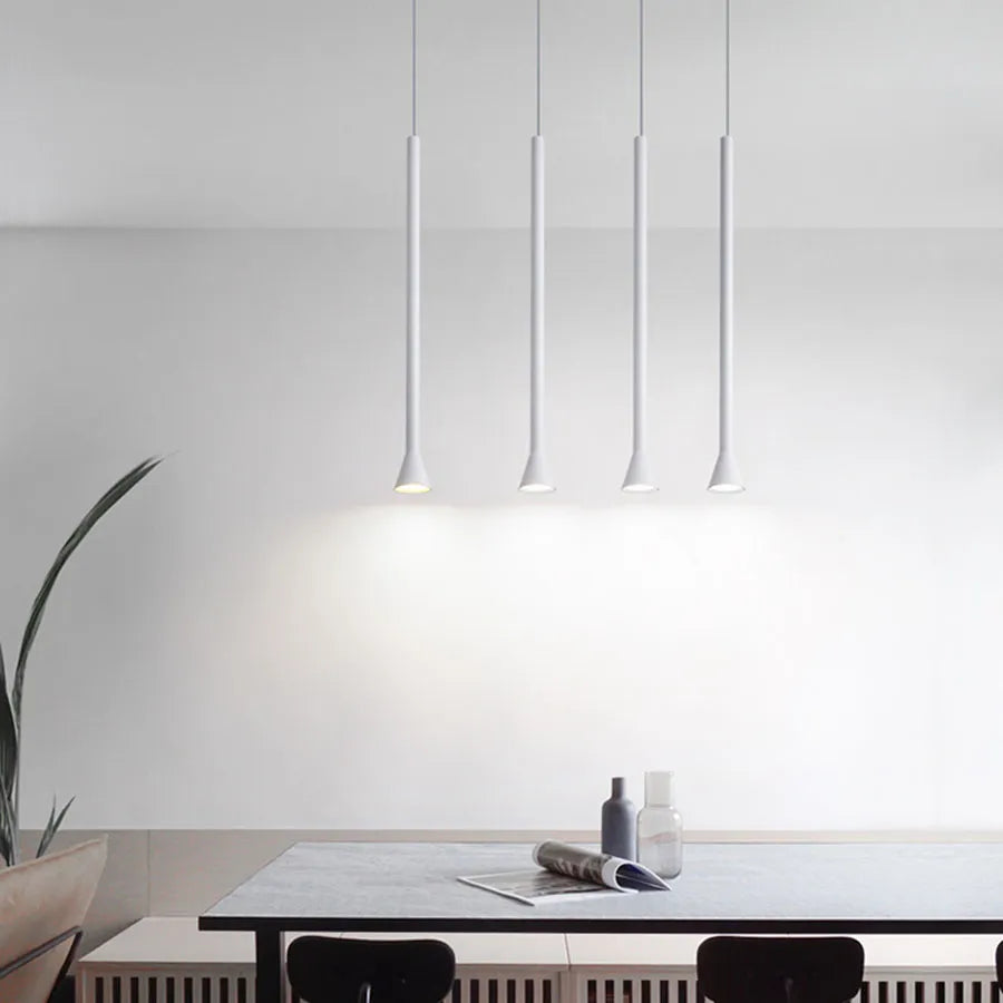 Suspension LED Art Créatif - Long Tube Lumineux