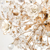 Lustre céramique blanc - Collection Fleurs