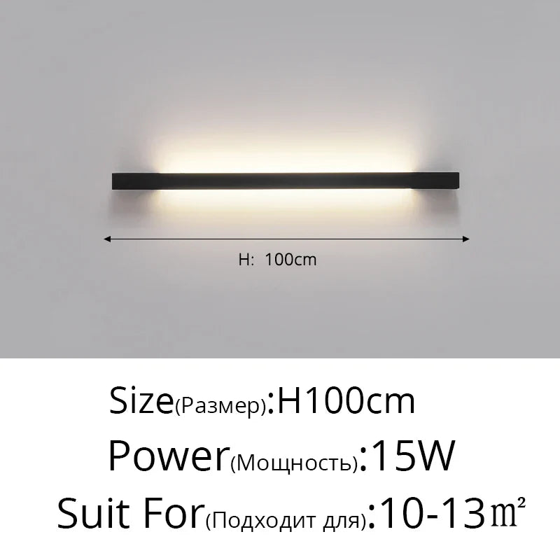 Applique murale LED design minimaliste et créatif