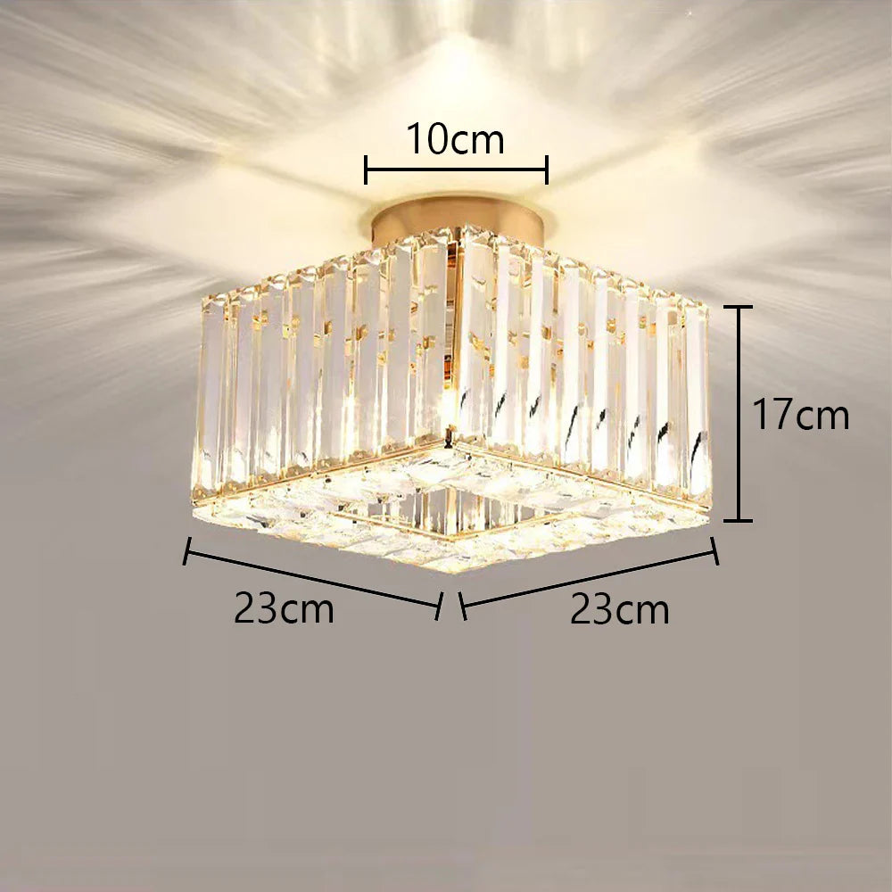 Lustre Cristal LED Résidentiel