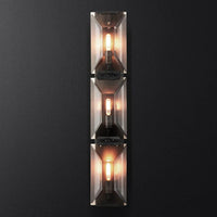 Applique murale LED en cristal pour chambre et salon - Éclairage élégant et moderne