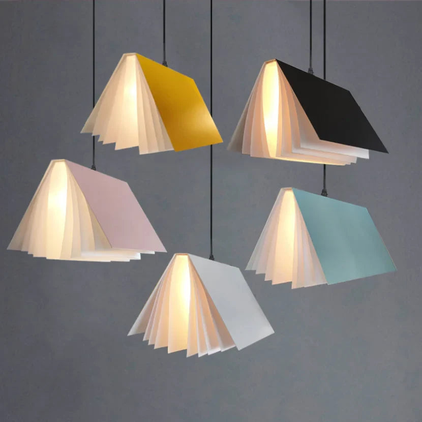 Suspension Lumière Livre Décoration Moderne pour la Salle d'Étude - Boutique Déco Enfants