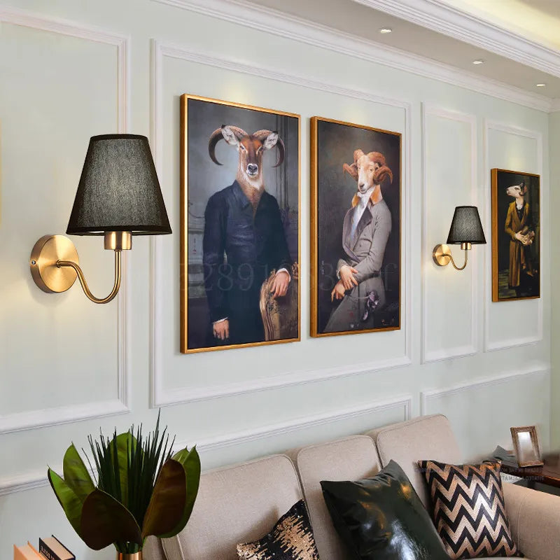 Applique Murale LED en Tissu pour une Décoration Intérieure Élégante