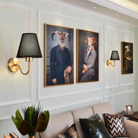 Applique Murale LED en Tissu pour une Décoration Intérieure Élégante