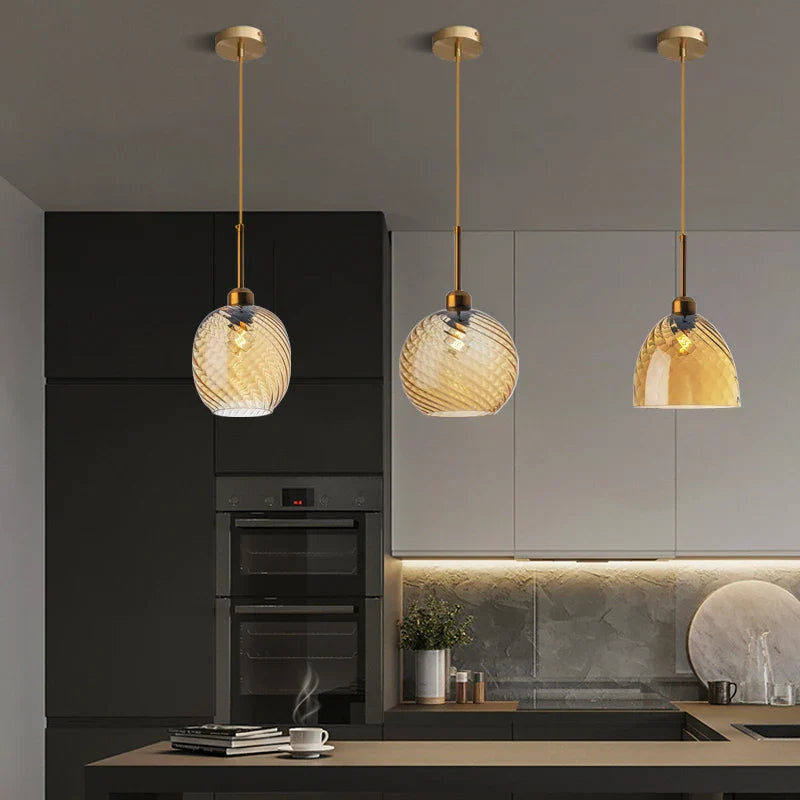 Suspensions LED en verre ultra tendance