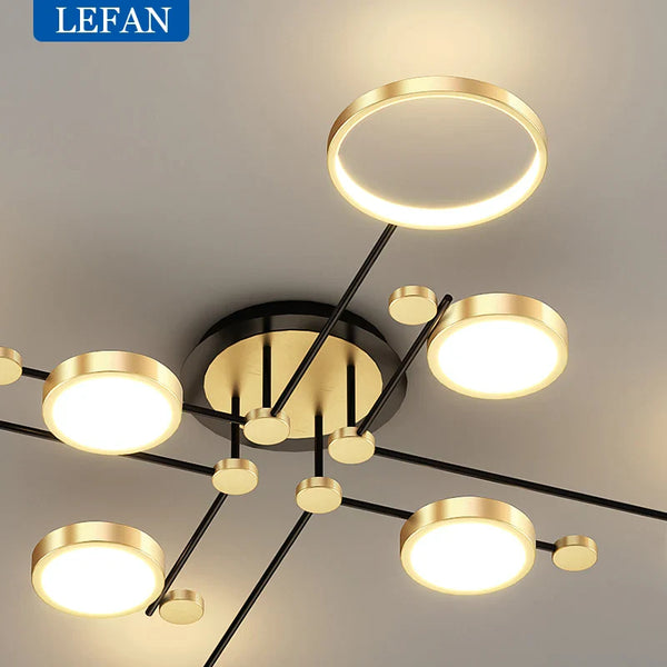 Plafonnier LED moderne en aluminium pour un éclairage intérieur optimal