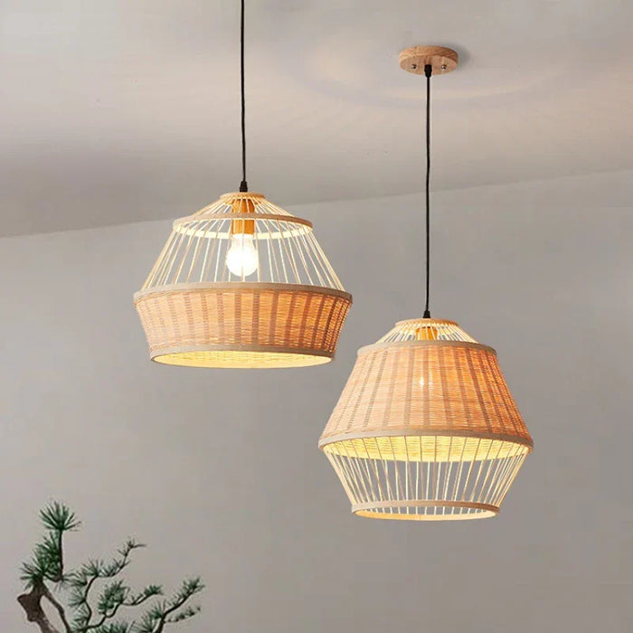 Suspension luminaire en bambou de qualité supérieure pour restaurant et hôtel