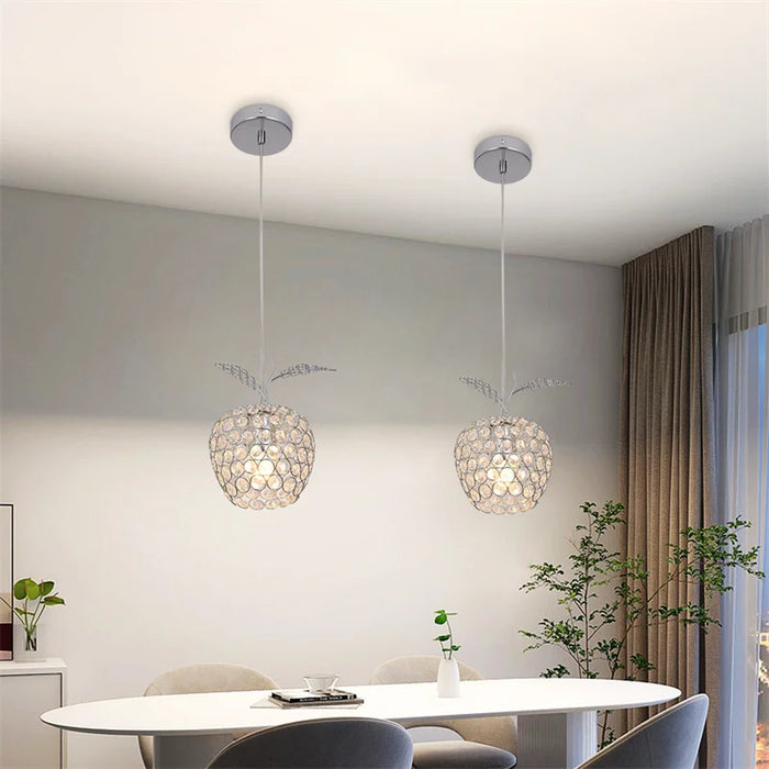 Lustre moderne en cristal pour une décoration intérieure élégante