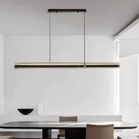 Lampes suspendues LED en acrylique avec 3 gradations et style minimaliste, hauteur ajustable
