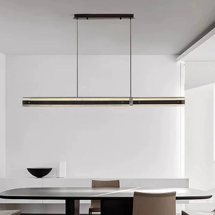 Lampes suspendues LED en acrylique avec 3 gradations et style minimaliste, hauteur ajustable