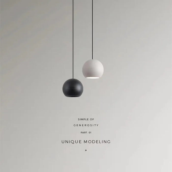 Suspension Boule Moderne Nordique pour Café-Bar