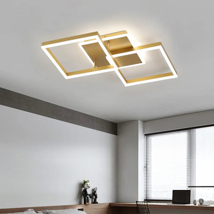 Lustre LED élégant pour un éclairage de plafond moderne