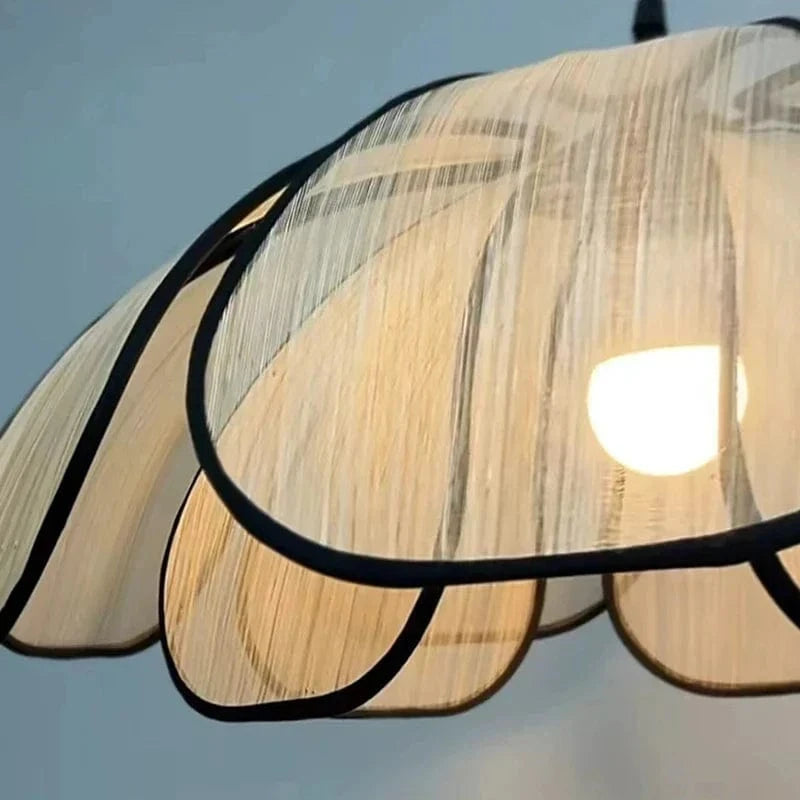Lampe suspendue moderne en tissu pour une décoration artistique tendance