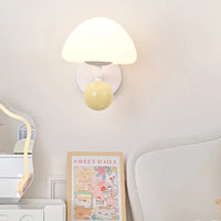 Applique Murale Nordique LED en Forme de Champignon pour Une Ambiance Créative
