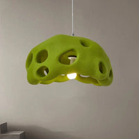 Lustre LED design en suspension nordique Wabi Sabi irrégulier