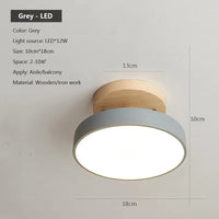 Plafonnier Nordic Wood - Luminaire Créatif pour une Décoration Moderne