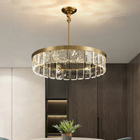 Lustre en cristal multicouche nuage et brume pour hôtel - Corps en acier de luxe