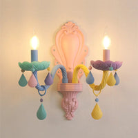 Lustre Crystal Candle LED suspensions