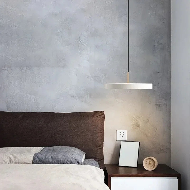 Suspension LED nordique multicolore "Disque Paradise"