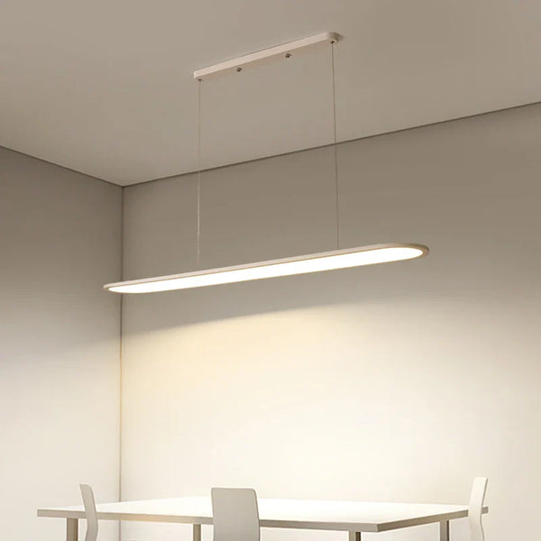 Lustre Moderne Nordique Rectangulaire LED pour Bar
