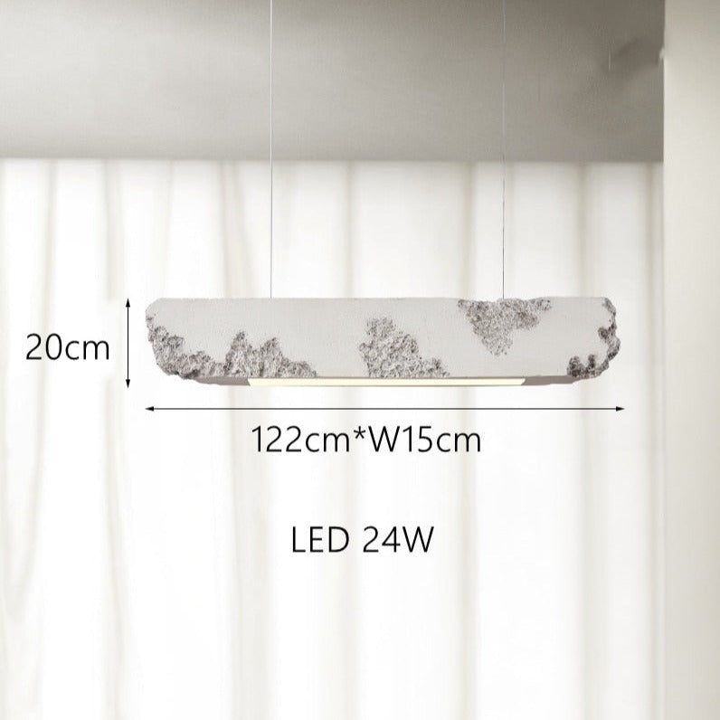 Lustre moderne rectangulaire - Couleur Hazel