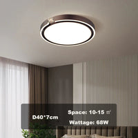 Plafonnier LED en diamant au design nordique de luxe