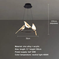 Suspension luminaire Nordique Créatif LED "Luxury Glow"