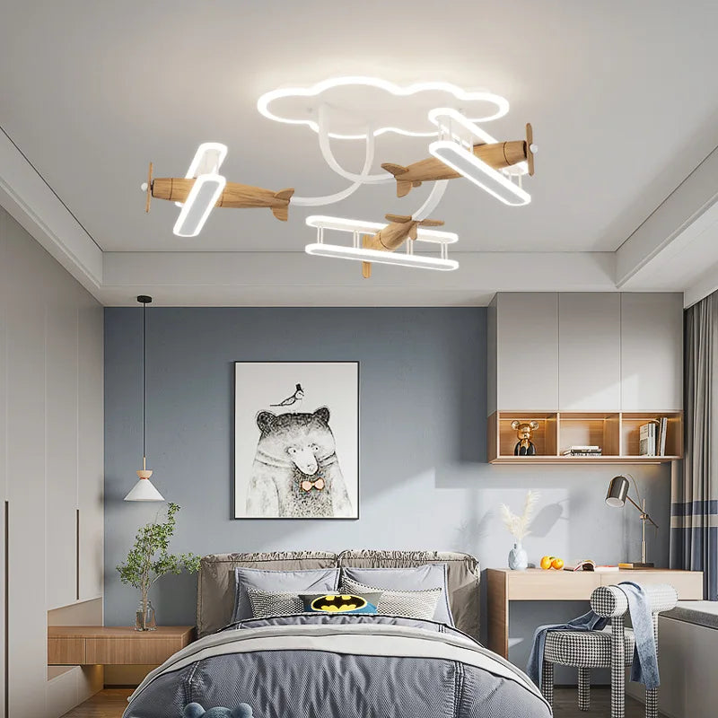 Plafonnier Avion Télécommandé pour Enfants