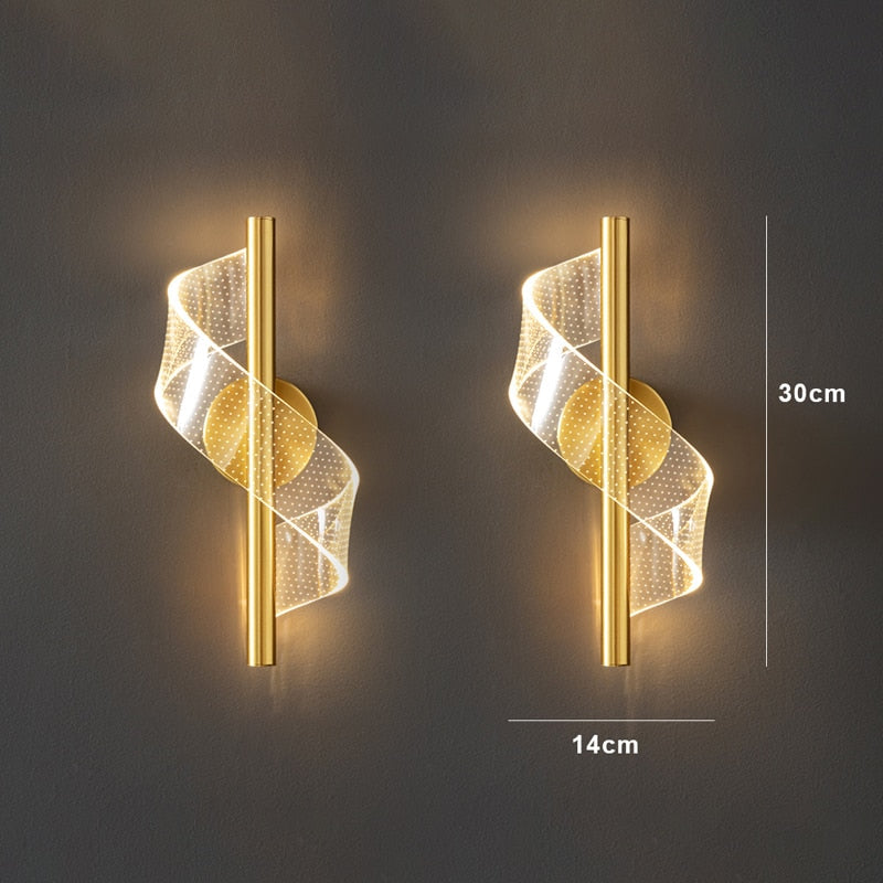 Applique murale LED WaveLight.