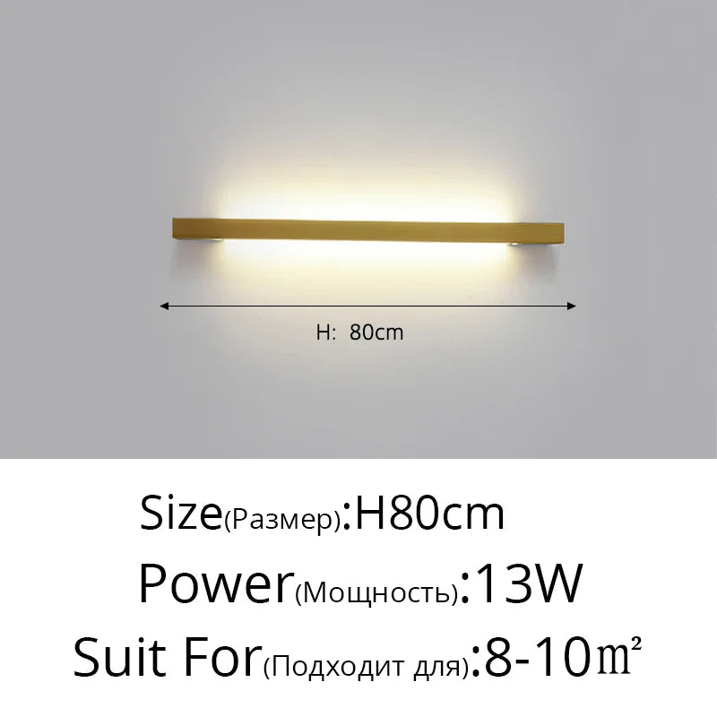 Applique murale LED design minimaliste et créatif