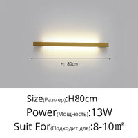 Applique murale LED design minimaliste et créatif