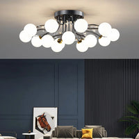 Lustre LED Moderne en Fer pour un Loft Élégant