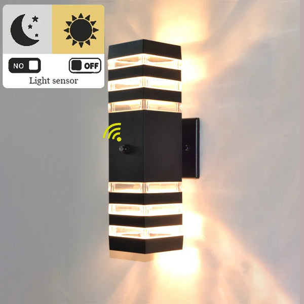 Applique murale d'extérieur LED étanche - Lumières Lumina