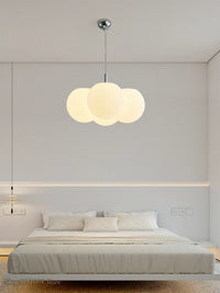 Plafonnier LED nordique minimaliste pour chambre d'enfants - Lampe nuage art en acrylique innovante