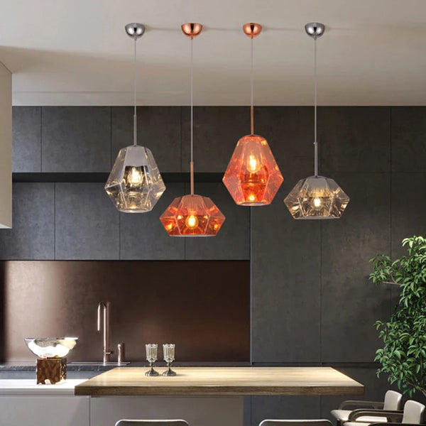 Lustre Nordique Moderne pour Bar Restaurant Café Créatif - Éclat Scandinave