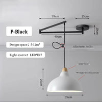 Lustres à bascule LED pour table à manger nordique