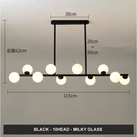 Lustre Horizonglass Boules Design