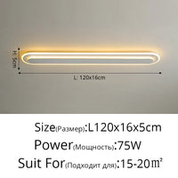 Bande LED pour allée et couloir : Lustres modernes minimalistes pour une entrée nordique créative