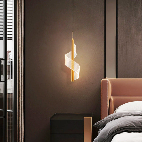 Suspension LED Ondulée Steal