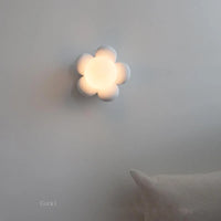 Applique murale LED "Spring Blossom" en rose et blanc