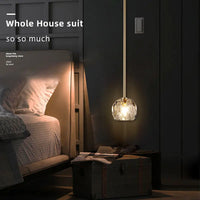 Suspension LED nordique en verre design