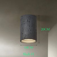 Spot LED nordique Wabi-sabi en résine pour un éclairage élégant et moderne dans la maison