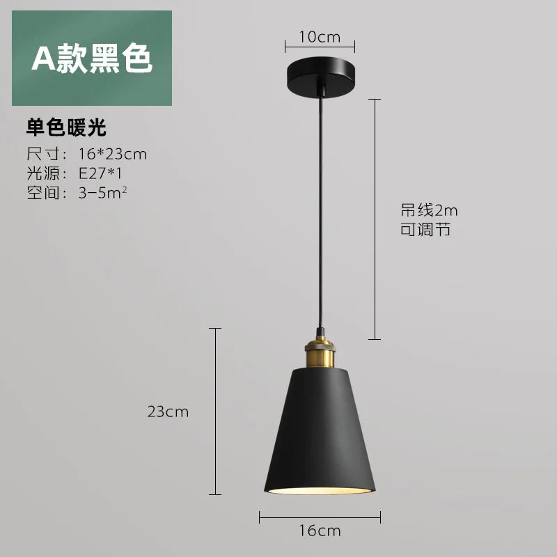 Suspension LED Industrielle chic
