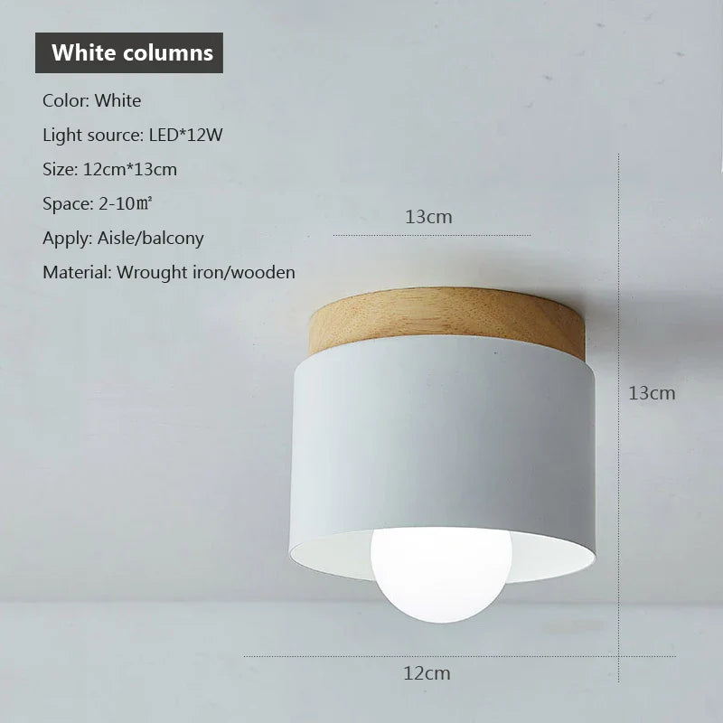 Plafonnier Nordic Wood - Luminaire Créatif pour une Décoration Moderne