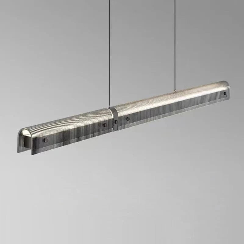 Lampes suspendues LED en acrylique avec 3 gradations et style minimaliste, hauteur ajustable