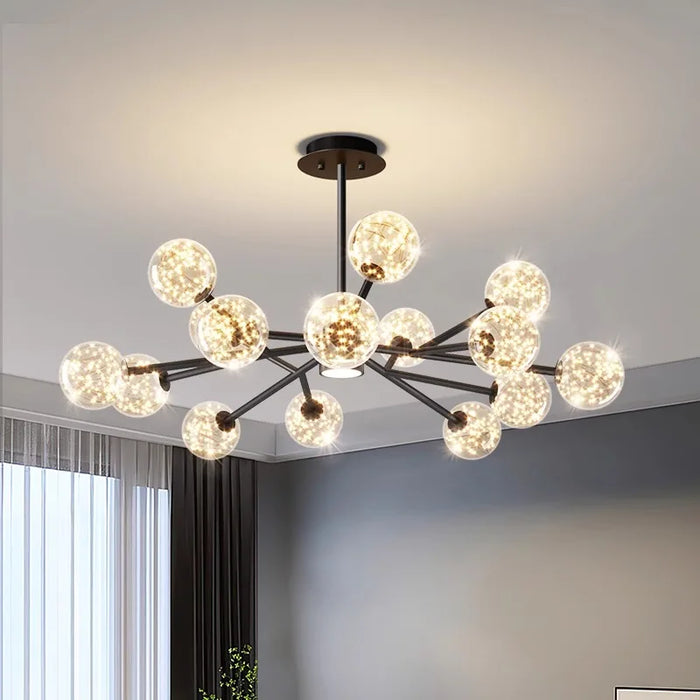 Lustre de Décoration Intérieure avec Lampes Suspendues Fantaisie - Collection Éclat Brillant
